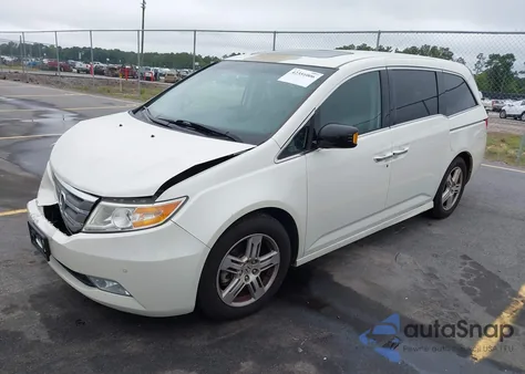2013 Honda Odyssey Touring/Touring Elite из США, поврежденный, VIN 5FNRL5H92DB091259